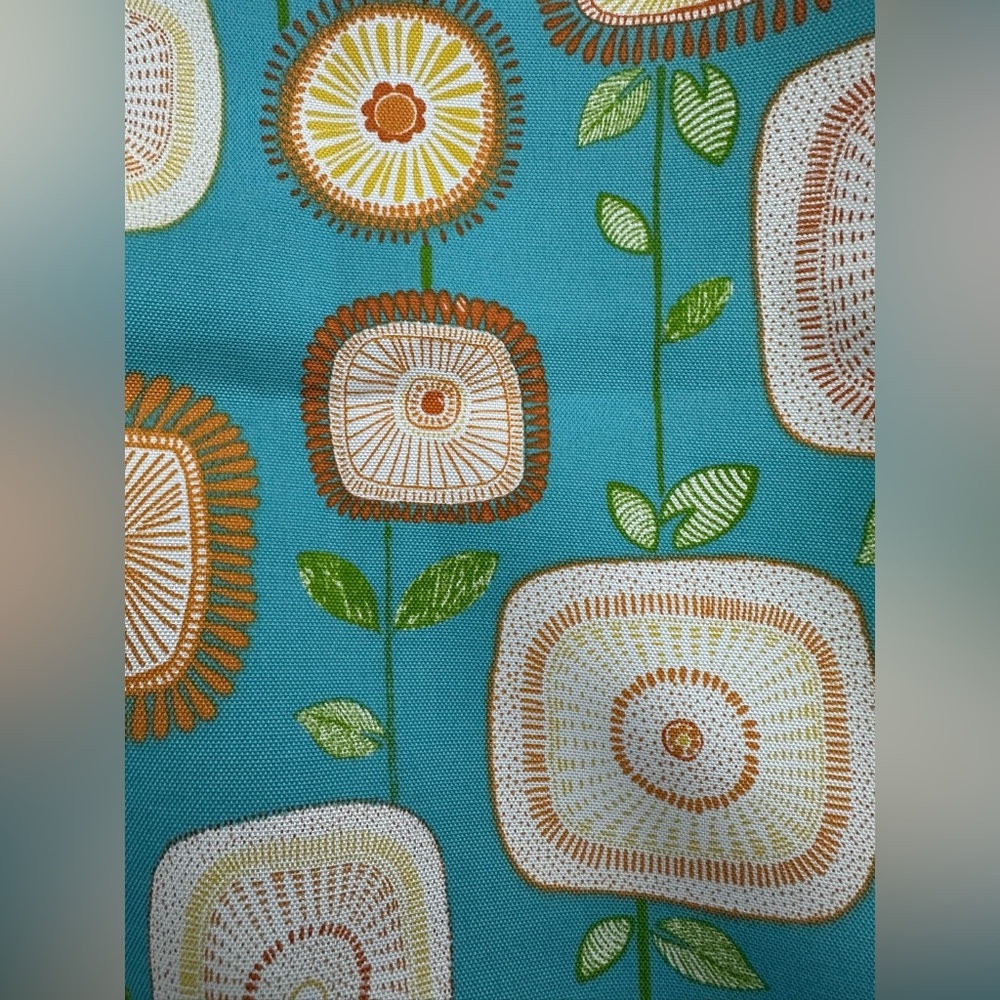 Vintage Floral Patterned Fabric